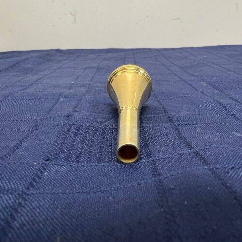 Used Bach 7 Gold Plated French Horn Mouthpiece - Image 3