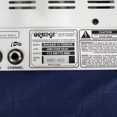 Used Orange Rocker 15 Terror 15-watt 2-channel Tube Guitar Amp Amplifier Head with Bag and Footswitch - Image 10