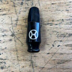 Vintage Henton Ebonite with Brass Table Alto Sax Saxophone mouthpiece