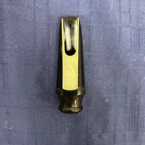 Vintage Henton Ebonite with Brass Table Alto Sax Saxophone mouthpiece - Image 6