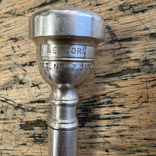 Used J. Parduba & Son Double Cup 5 Star Bb Cornet Mouthpiece Patent No. 2.018.738 - Image 4