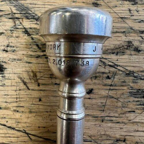 Used J. Parduba & Son Double Cup 5 Star Bb Cornet Mouthpiece Patent No. 2.018.738 - Image 7