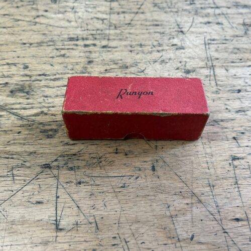Vintage Runyon Black Plastic Size 4 Alto Sax Saxophone Mouthpiece with Ligature and Original Box - Image 8