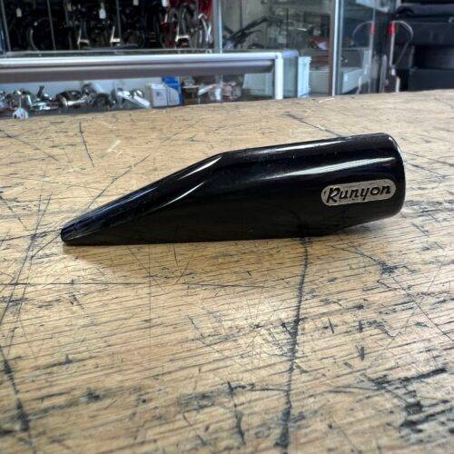Vintage Runyon Black Plastic Size 4 Alto Sax Saxophone Mouthpiece with Ligature and Original Box - Image 2