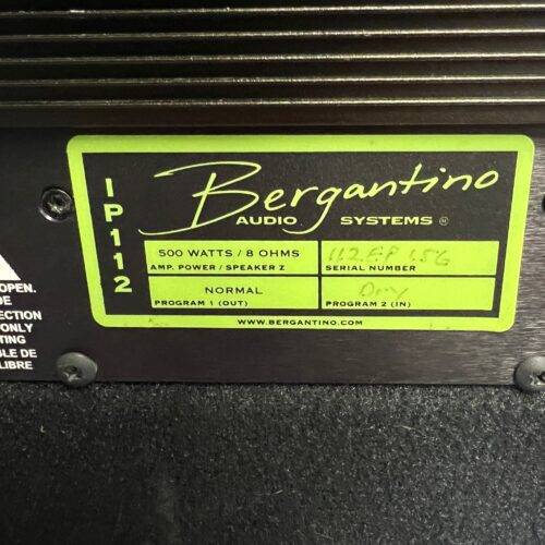 Used Bergantino IP112 500W Powered Bass Cab Cabinet - Image 11