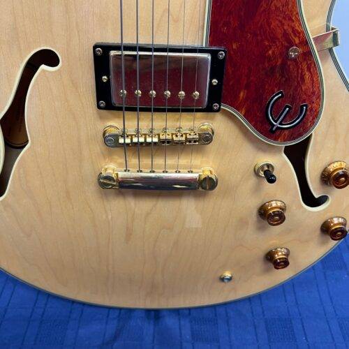 Used Epiphone Sheraton II Semi Hollow Body Electric Guitar with Hard Case Made in Korea - Image 9