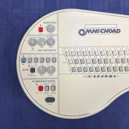 Used Suzuki OM-84 Omnichord Synthesizer Synth with Original Case AC Adapter Made in Japan - Image 2