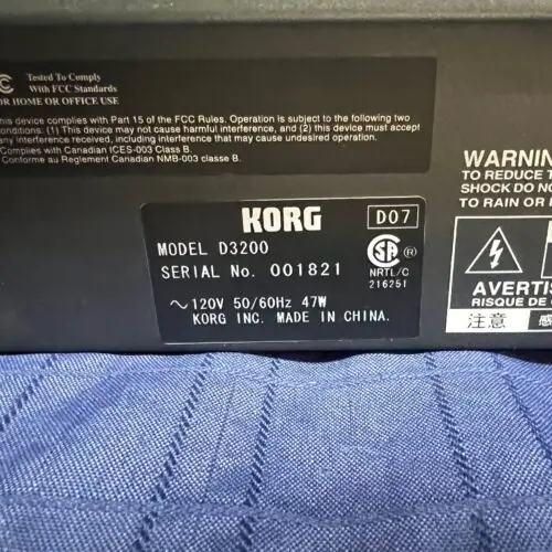Used Korg D3200 32-track Digital Recorder with CD-RW Drive, Advanced Editing Features, and REMS Effects - Image 14