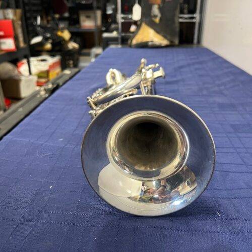Used Getzen Capri Silver Bb Trumpet with Case and Mouthpiece Just Serviced - Image 7