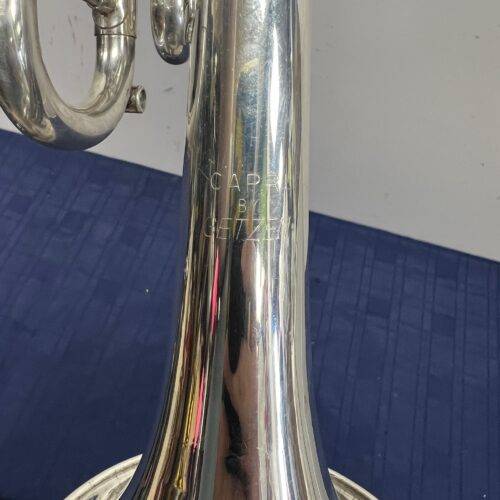 Used Getzen Capri Silver Bb Trumpet with Case and Mouthpiece Just Serviced - Image 14