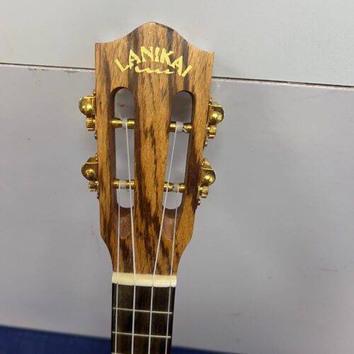 Used Lanikai SZW-CCA Acoustic Electric Concert Zebrawood Uke Ukulele - Image 3