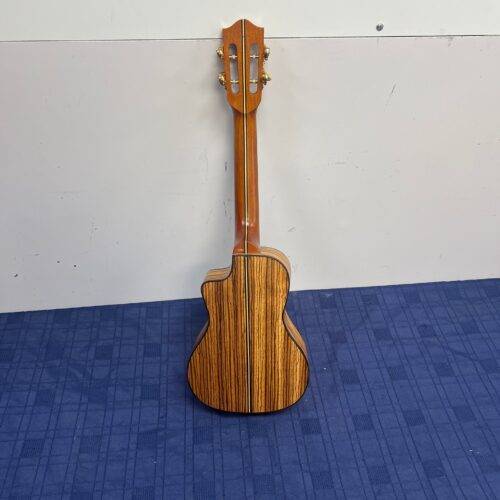 Used Lanikai SZW-CCA Acoustic Electric Concert Zebrawood Uke Ukulele - Image 9