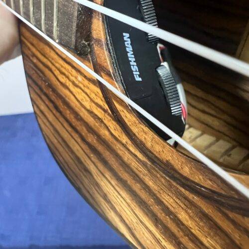 Used Lanikai SZW-CCA Acoustic Electric Concert Zebrawood Uke Ukulele - Image 16