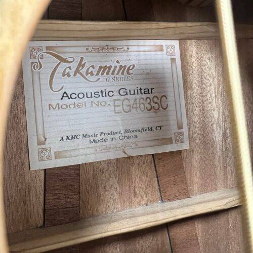 Used Takamine EG463SC Acoustic Electric Guitar - Image 28