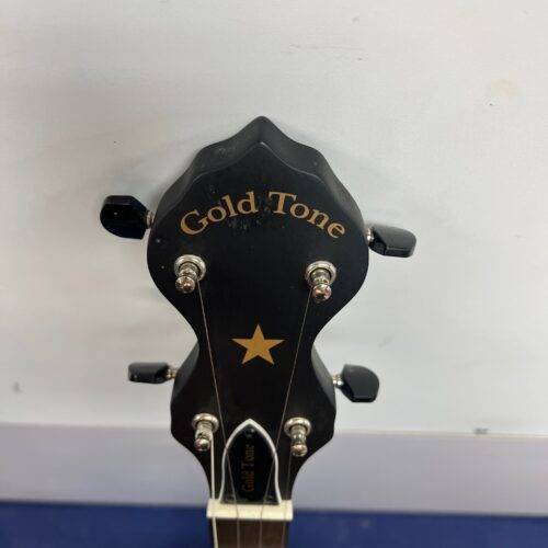 Used Gold Tone AC-12 12-inch Acoustic Composite 5-string Open-back Banjo with Gig Bag - Image 3