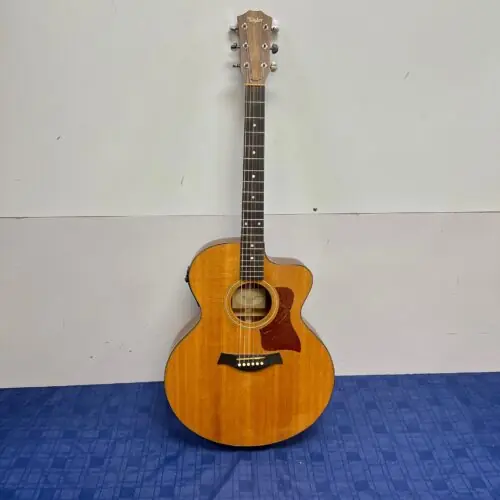 Used Taylor 315-CE Jumbo Acoustic Electric Guitar with Hard Case Made in the USA 2002 - Image 2