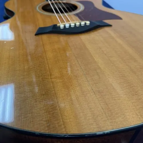 Used Taylor 315-CE Jumbo Acoustic Electric Guitar with Hard Case Made in the USA 2002 - Image 24