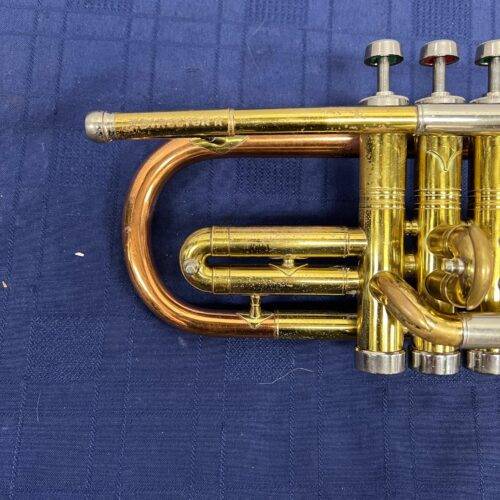 Vintage Conn Director Bb Cornet with Case Copper Coprion Bell 1956 Just Serviced - Image 3