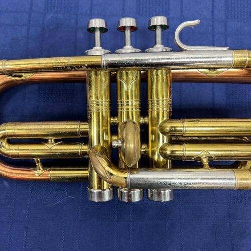Vintage Conn Director Bb Cornet with Case Copper Coprion Bell 1956 Just Serviced - Image 5
