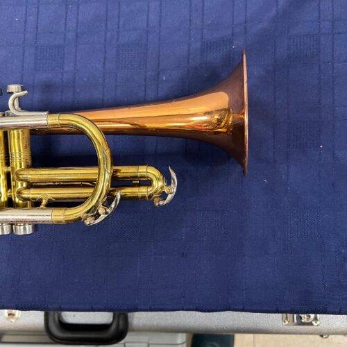 Vintage Conn Director Bb Cornet with Case Copper Coprion Bell 1956 Just Serviced - Image 7