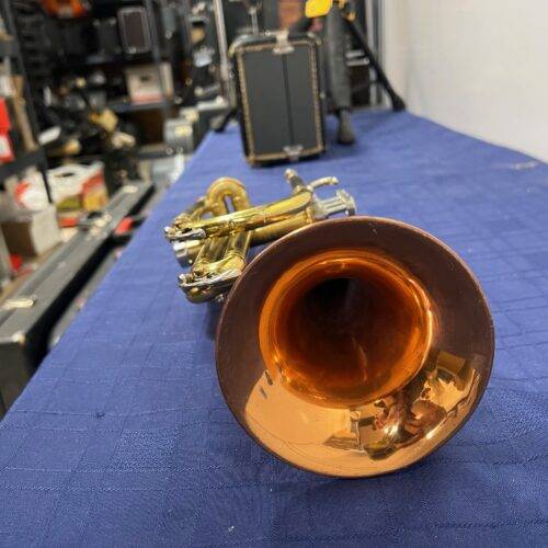 Vintage Conn Director Bb Cornet with Case Copper Coprion Bell 1956 Just Serviced - Image 8