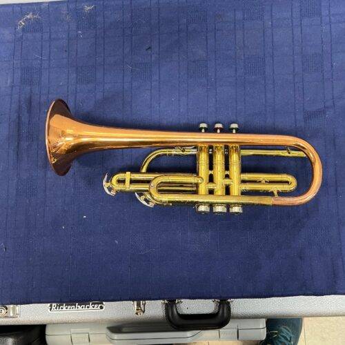 Vintage Conn Director Bb Cornet with Case Copper Coprion Bell 1956 Just Serviced - Image 10
