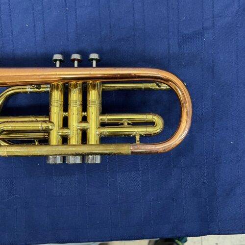 Vintage Conn Director Bb Cornet with Case Copper Coprion Bell 1956 Just Serviced - Image 13
