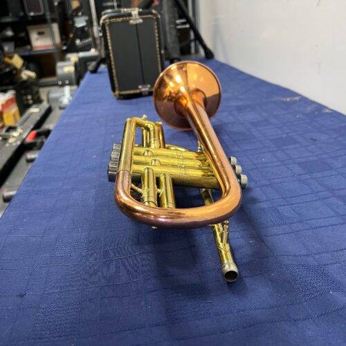 Vintage Conn Director Bb Cornet with Case Copper Coprion Bell 1956 Just Serviced - Image 14