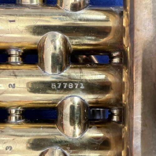 Vintage Conn Director Bb Cornet with Case Copper Coprion Bell 1956 Just Serviced - Image 17