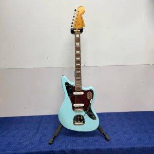 Used Squier by Fender Classic Vibe 70's Limited Edition Jaguar Electric Guitar Daphne Blue 2021