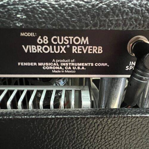 Used Fender 68 Custom Vibrolux Reverb 2x10" Tube Combo Guitar Amp Amplifier - Image 8