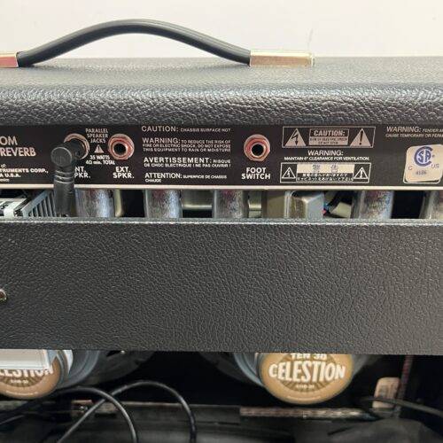 Used Fender 68 Custom Vibrolux Reverb 2x10" Tube Combo Guitar Amp Amplifier - Image 9