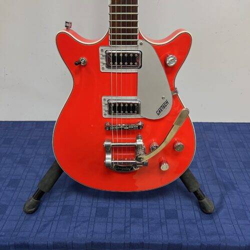 Used Gretsch G5232T Electromatic Double Jet FT with Bigsby Electric Guitar Tahiti Red - Image 6