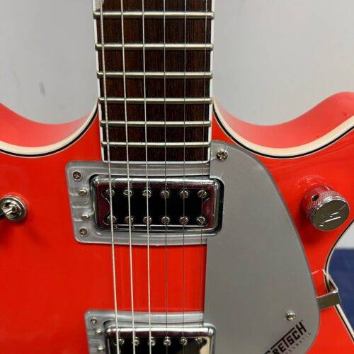 Used Gretsch G5232T Electromatic Double Jet FT with Bigsby Electric Guitar Tahiti Red - Image 7