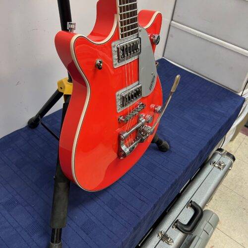 Used Gretsch G5232T Electromatic Double Jet FT with Bigsby Electric Guitar Tahiti Red - Image 11