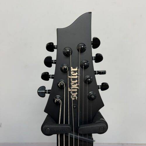 Used Schecter PT-8 Multiscale MS Black Ops 8-String Active Electric Guitar with Case - Image 4