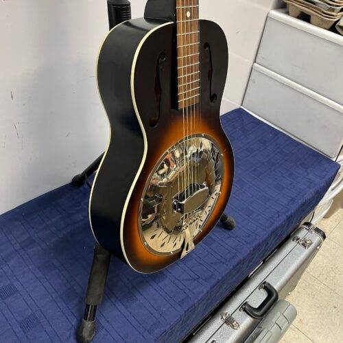 Used Recording King Dirty 30's Single 0 Resonator Acoustic Guitar Tobacco Sunburst RPH-R1-TS - Image 9