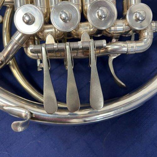 Vintage 1968 Conn 6D Professional Double Silver French Horn with Case & Mouthpiece Just Serviced - Image 5