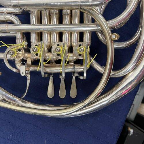 Vintage 1968 Conn 6D Professional Double Silver French Horn with Case & Mouthpiece Just Serviced - Image 11