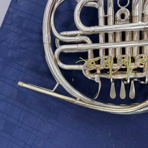 Vintage 1968 Conn 6D Professional Double Silver French Horn with Case & Mouthpiece Just Serviced - Image 12