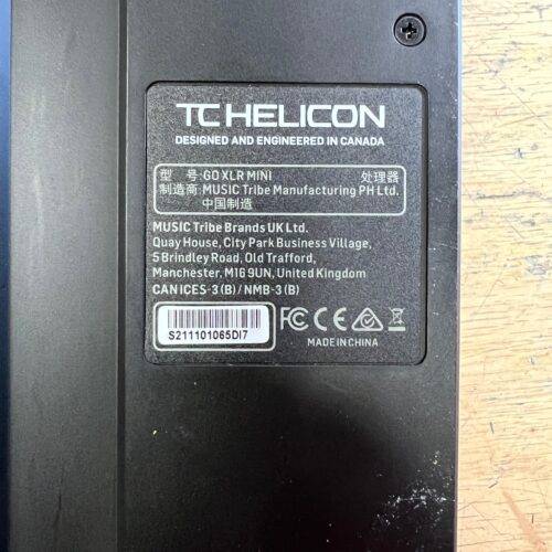 Used TC Helicon Go XLR Mini USB Streaming Mixer with USB/Audio Interface - Image 7