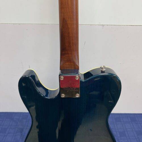 Used Michael Kelly 59 Port Thinline Tele Telecaster Style Electric Guitar Transparent Blue - Image 18