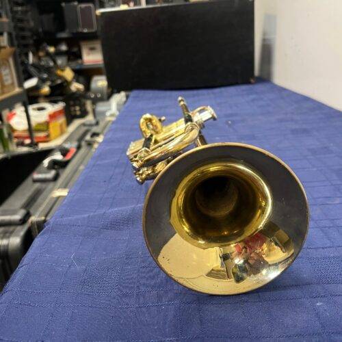 Vintage Couesnon Paris Bb Trumpet with Original Case Just Serviced Made in France - Image 7