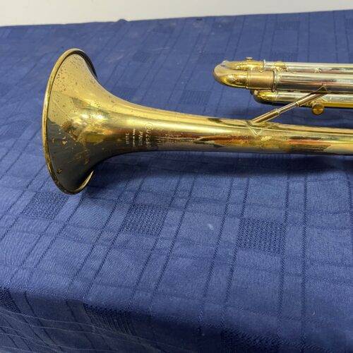 Vintage Couesnon Paris Bb Trumpet with Original Case Just Serviced Made in France - Image 9