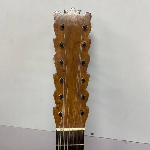 Vintage R Wilkinson Custom Made 12-String Classical Baroque Guitar with Case Made for Rod Stucky - Image 4