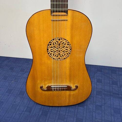Vintage R Wilkinson Custom Made 12-String Classical Baroque Guitar with Case Made for Rod Stucky - Image 7