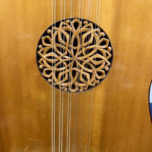 Vintage R Wilkinson Custom Made 12-String Classical Baroque Guitar with Case Made for Rod Stucky - Image 9