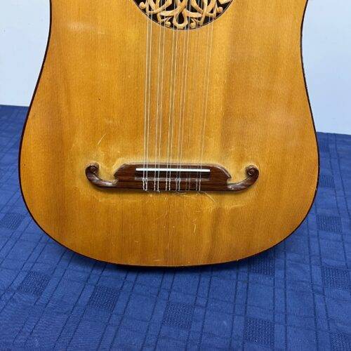 Vintage R Wilkinson Custom Made 12-String Classical Baroque Guitar with Case Made for Rod Stucky - Image 10