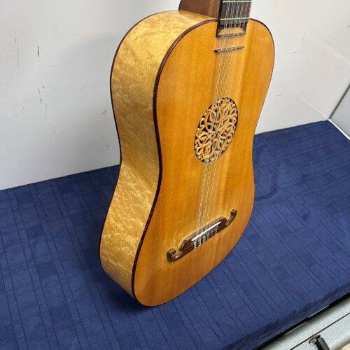 Vintage R Wilkinson Custom Made 12-String Classical Baroque Guitar with Case Made for Rod Stucky - Image 11