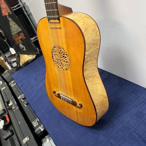 Vintage R Wilkinson Custom Made 12-String Classical Baroque Guitar with Case Made for Rod Stucky - Image 12